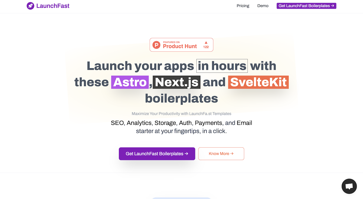 Launch Fast SaaS Boilerplate